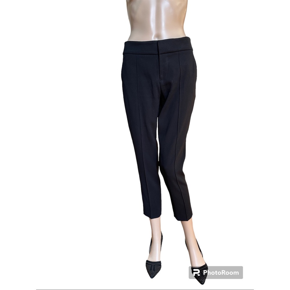 Bebe Black Crepe Ankle Pants, 2